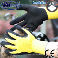 NMSAFETY 13 guantes de goma de trabajo de jardín guantes de protección